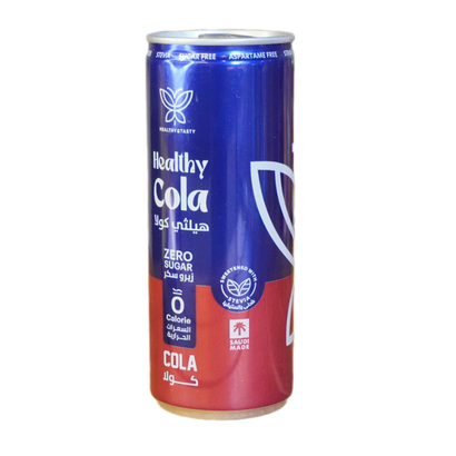 هيلثي كولا بدون سكر نكهات مختلفة 250 مل تنك سعودي