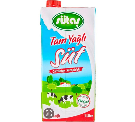 حليب سوتاش كامل الدسم 1 لتر تركي