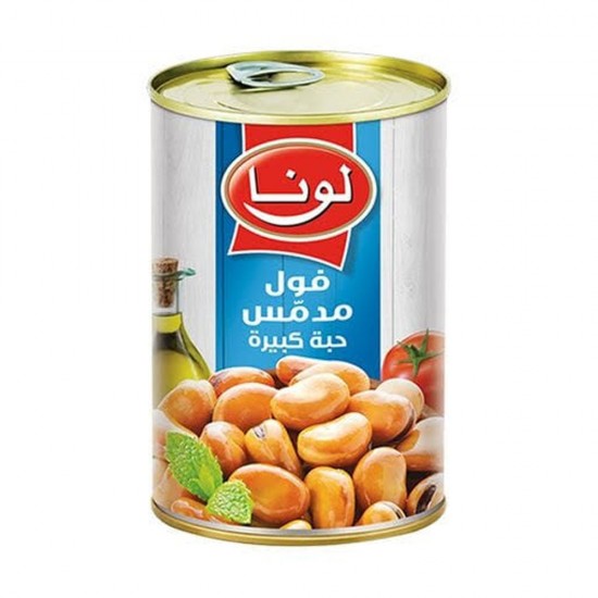 فول مدمس لونا حبة درجة اولى 380 غ