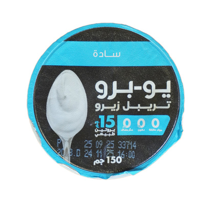 زبادي منكه بالبروتين يو برو 150 غ