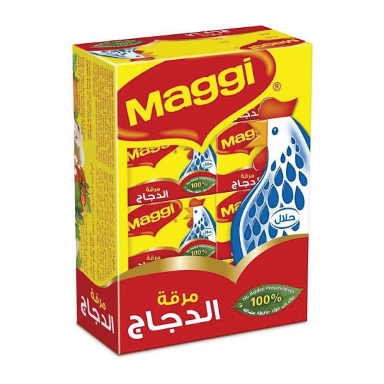 مرقة دجاج ماجي مكعبات 18 / 20 غ
