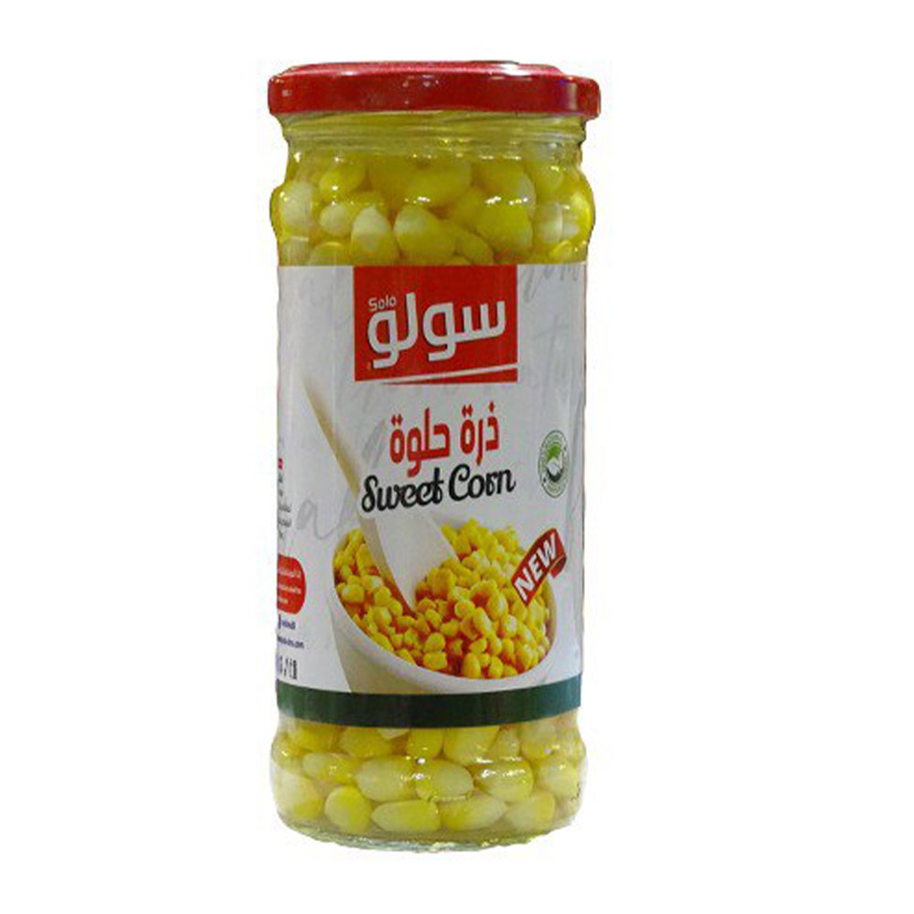 ذرة حلوة سولو زجاج 200 غ