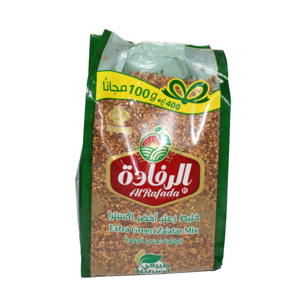 زعتر احمر/اخضر اكسترا الرفادة 400 غ + 100 غ