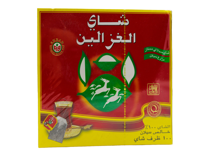 شاي الغزالين 100 ظرف احمر