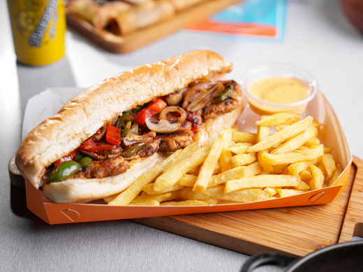 ساندويش دجاج خضار