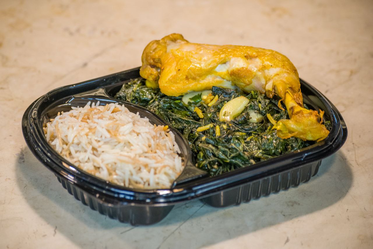 ملوخية مع دجاج