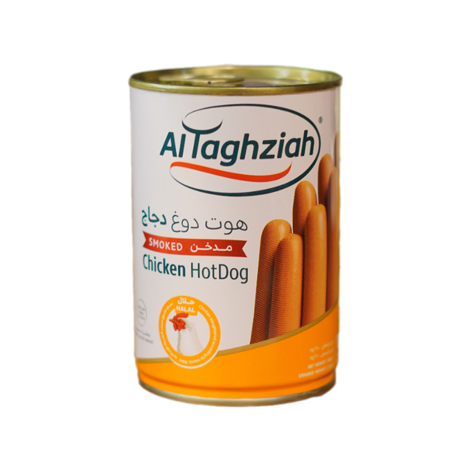 هوت دوغ دجاج مدخن التغذية 380 غ