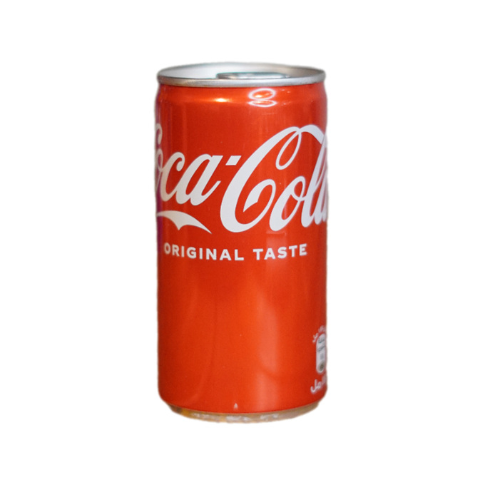 مشروب غازي كوكا كولا / فانتا 185 مل تنك اردني