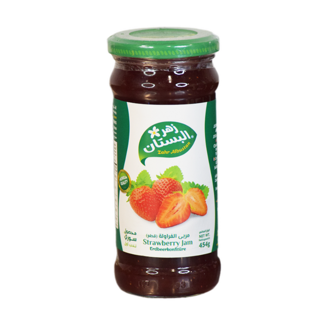 مربى الفريز زهرة البستان 454 غ زجاج