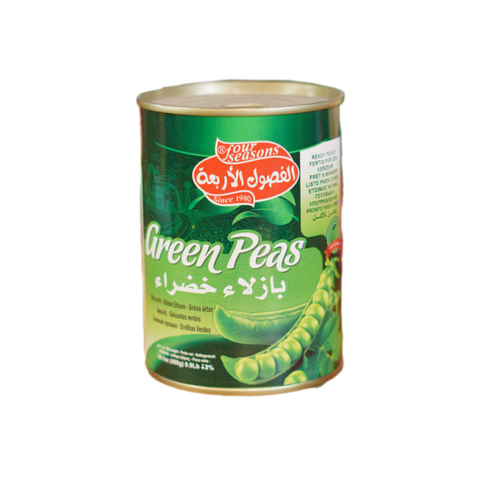 بازلاء خضراء الفصول الاربعة 400 غ