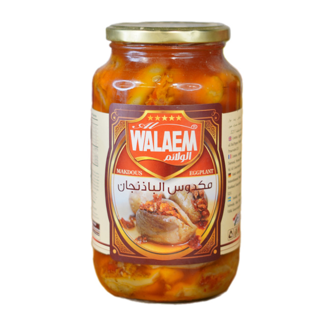 مكدوس الولائم عبوة زجاج 1300 غ