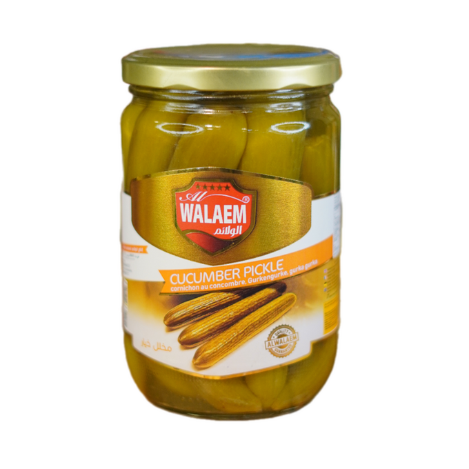 مخلل خيار الولائم عبوة زجاج 660 غ
