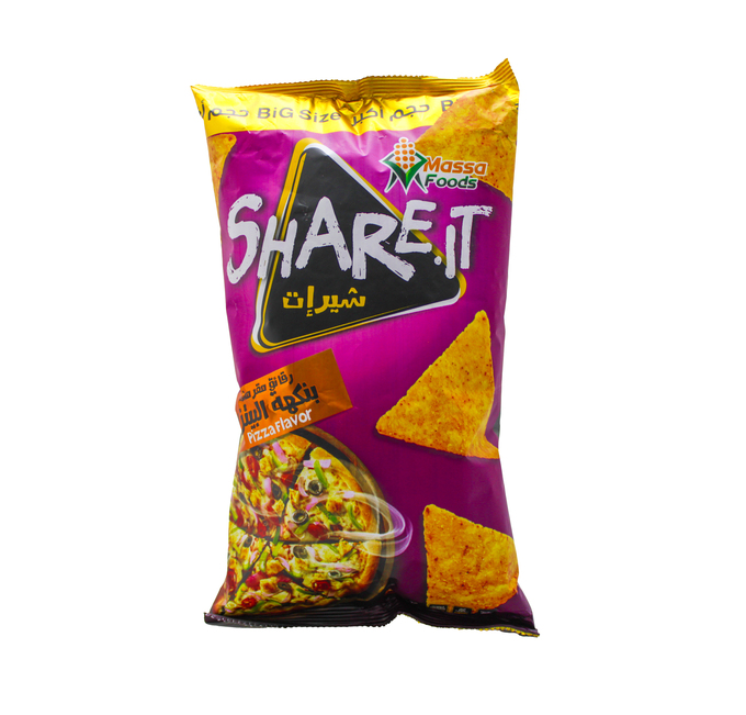 شيبس شير ات نكهات مختلفة 80غ