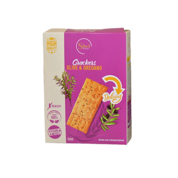 كراكز زيتون و اوريغانو سبيعي 150 غ علبة
