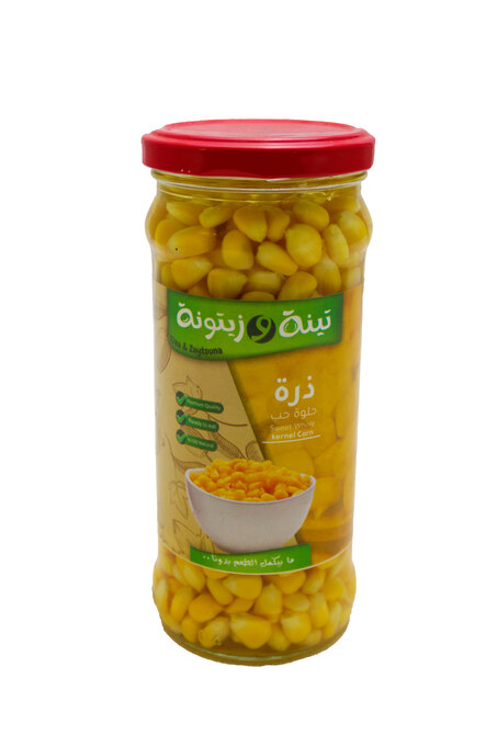 ذرة تينة و زيتونة زجاج 200 غ
