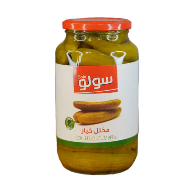 مخلل خيار سولو 800 غ زجاج