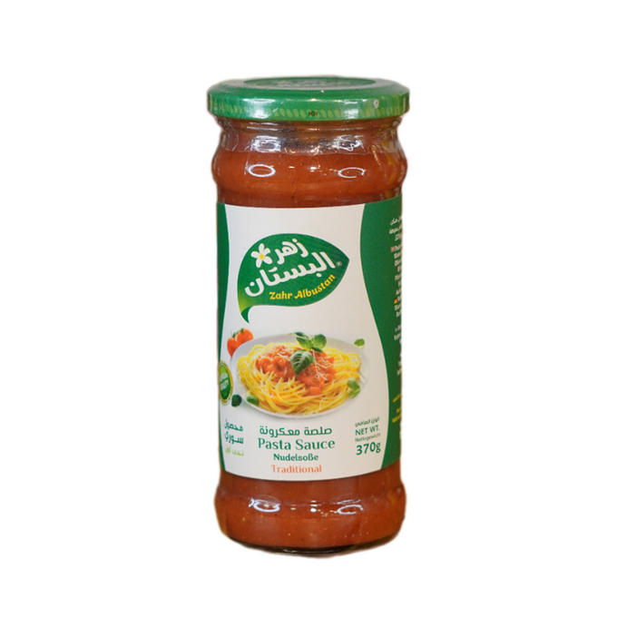 صلصة معكرونة زهرة البستان 370 غ زجاج
