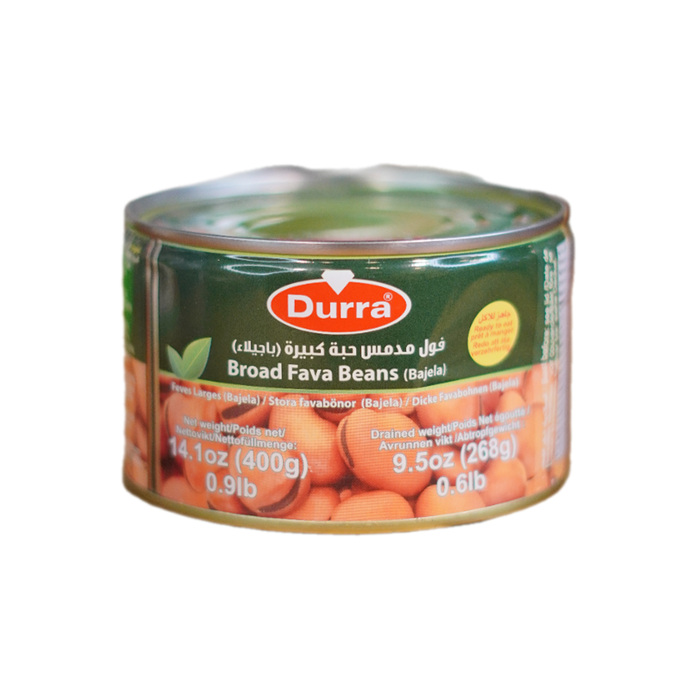 فول مدمس حبة كبيرة الدرة عبوة تنك 400 غ