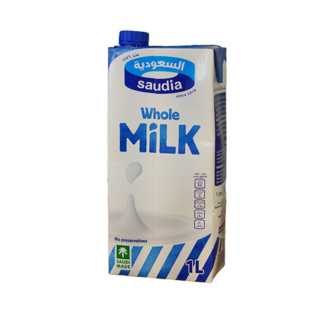 حليب السعودية 1 لتر كرتون