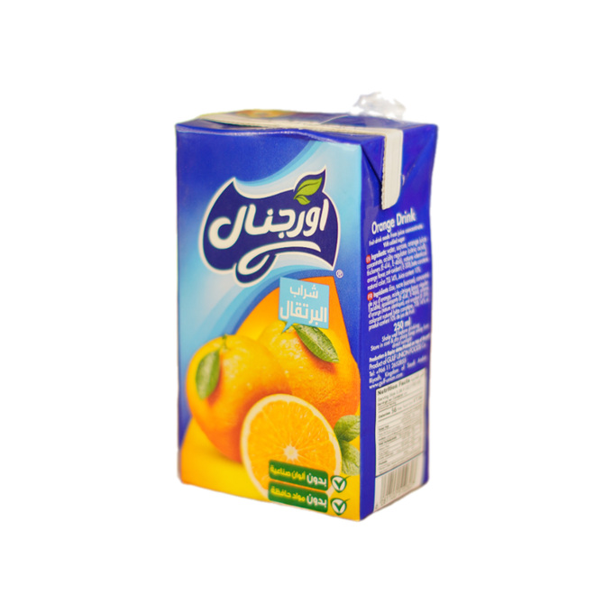 عصير اورجنال نكهات مختلفة 250 مل كرتون