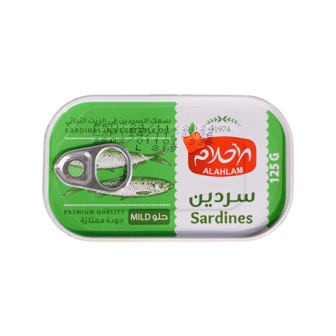 سردين الاحلام حلو / حار 125 غ