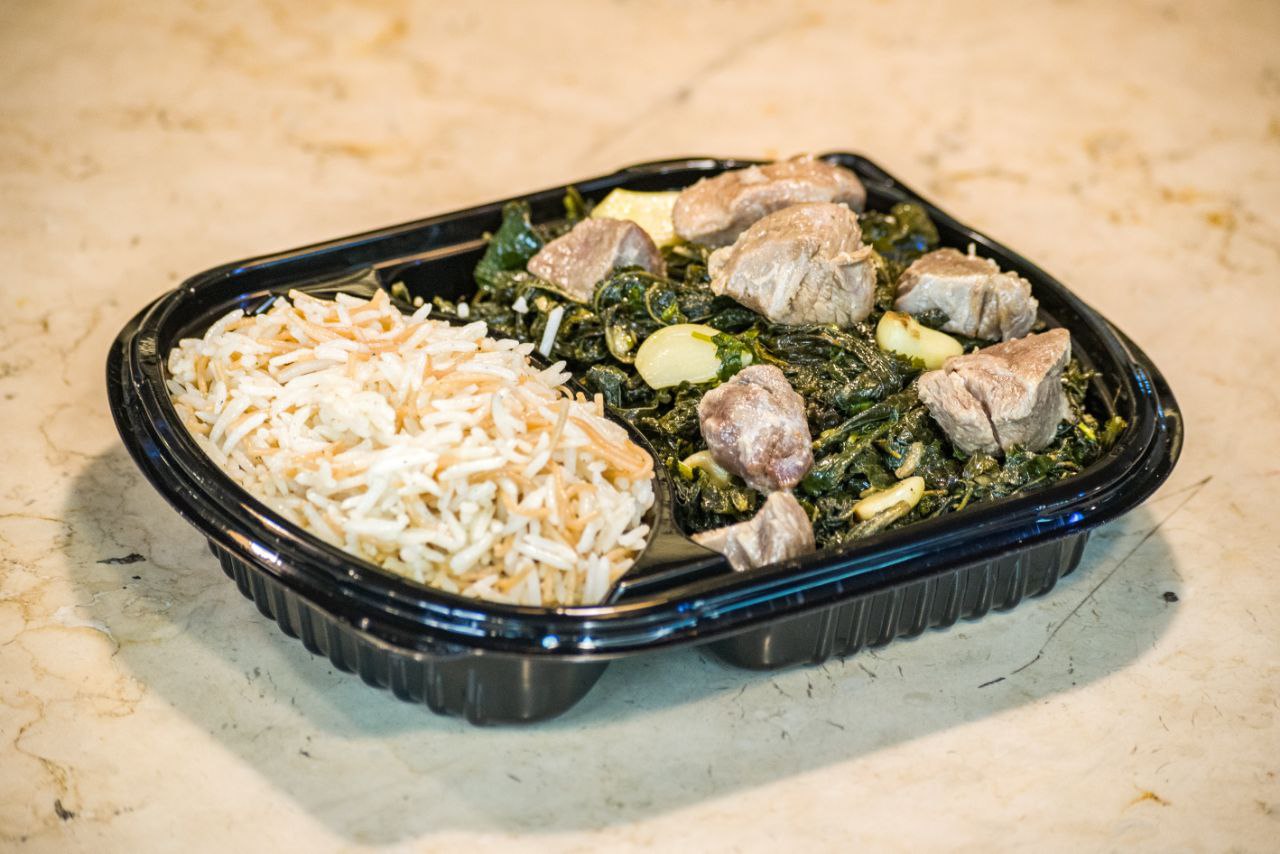 ملوخية مع اللحمة