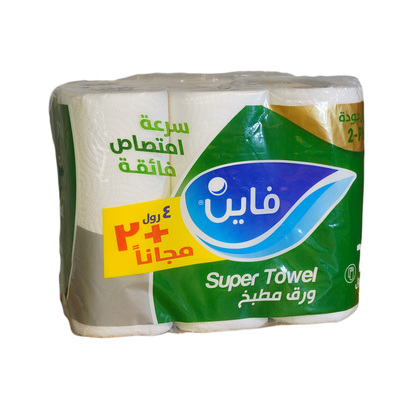 ورق مطبخ فاين ماجيك  4 + 2 رول