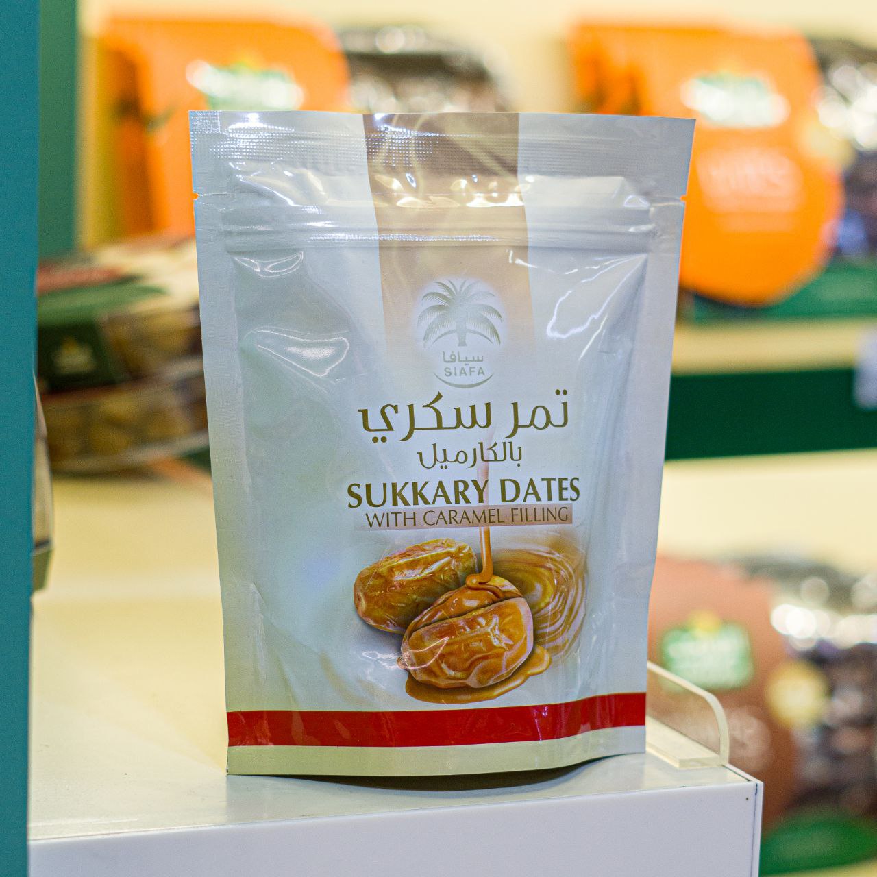 تمر سكري سيافا مغطس بالكراميل 100 غ