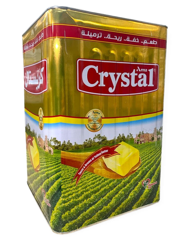 سمن ارما كريستال نباتي بطعم الزبدة الصفراء 4.25 كغ