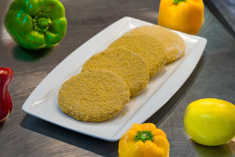 صحن برغر دجاج للقلي 4 قطع