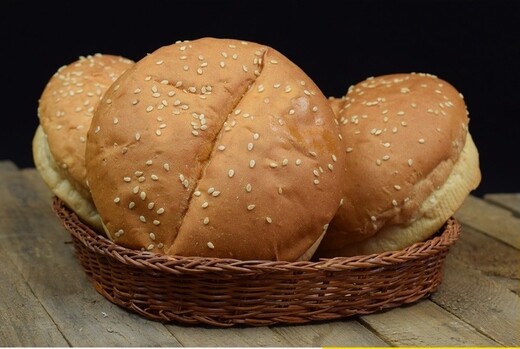 خبز برغر سمسم D80