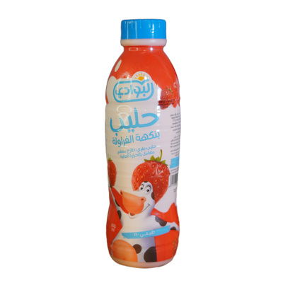 حليب منكه البوادي 850 مل
