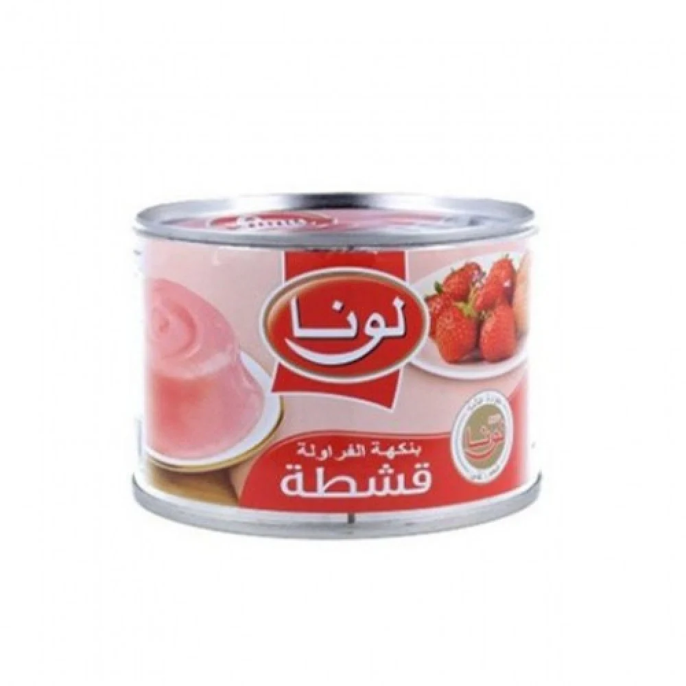 قشطة لونا بالعسل / فراولة 155 غ