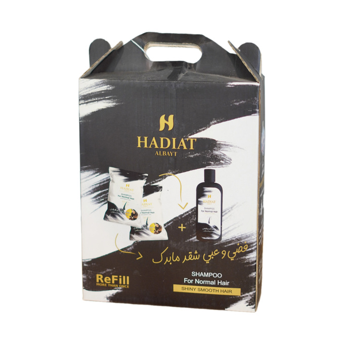 عرض شامبو هدية البيت كيس 400 مل * 3 + عبوة شامبو 400 مل